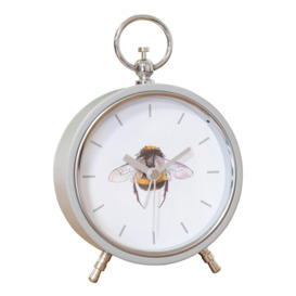 Bee Mantel Clock Metal Case