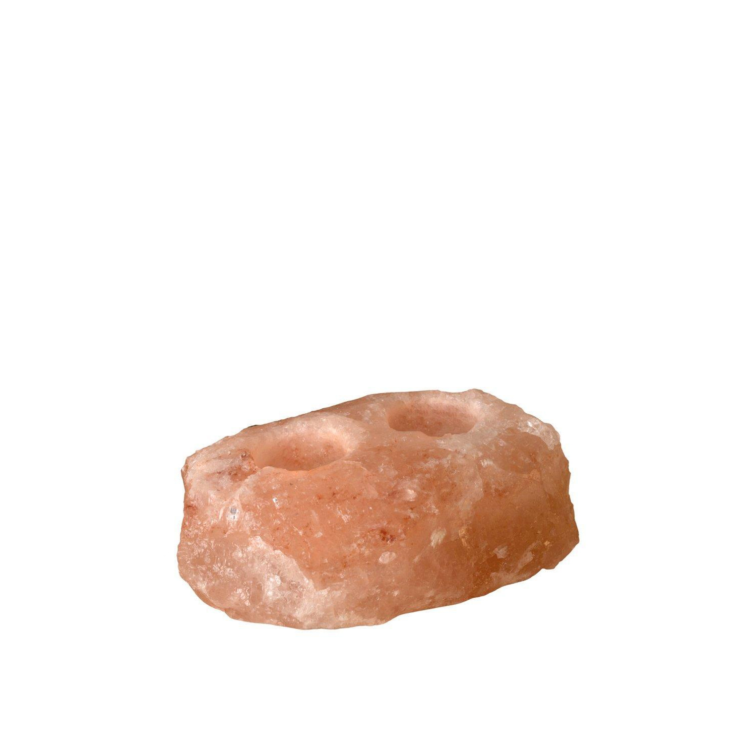 Rock Salt Double Tea Light Holder - image 1