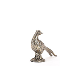 Bronze Finish Resin Pheasant Figurine - thumbnail 2