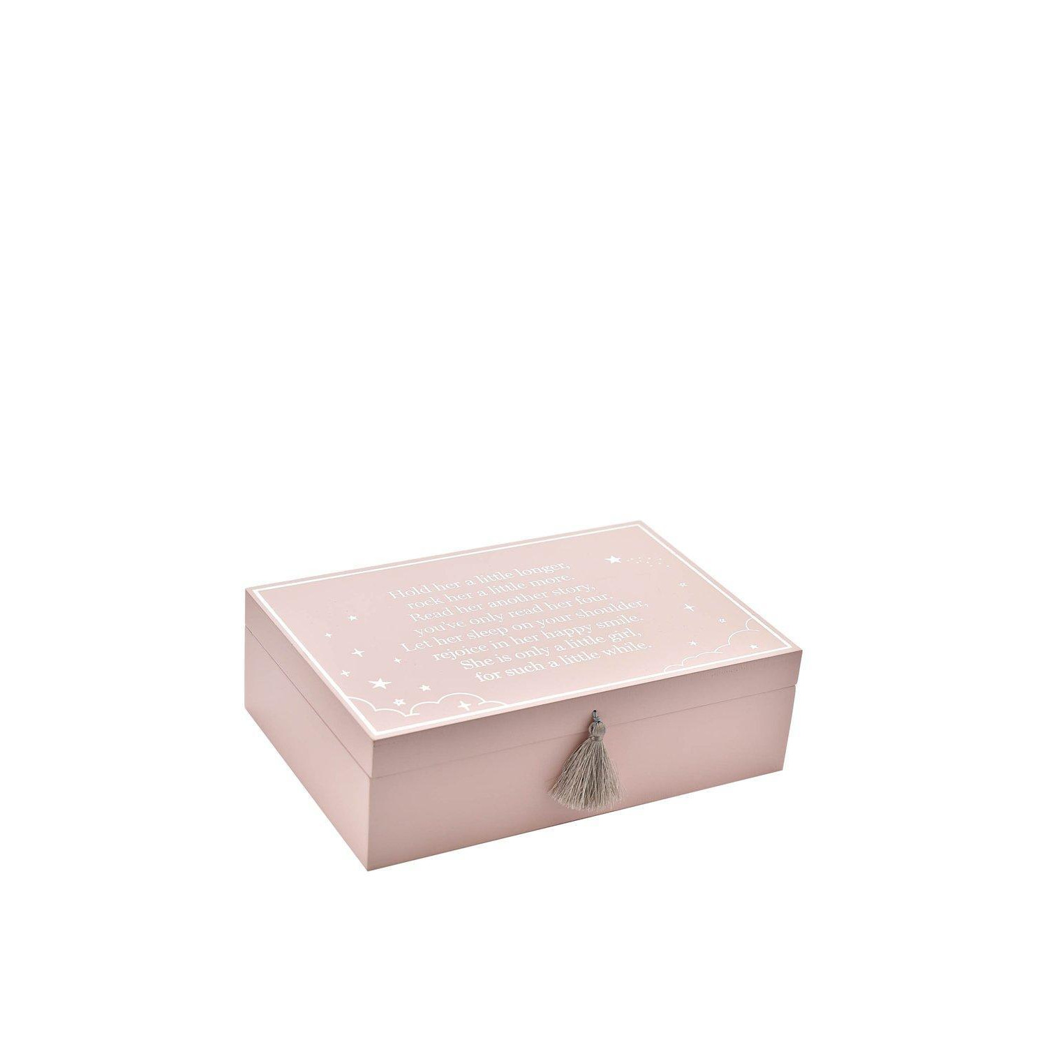 Wooden Keepsake Box Pink - image 1