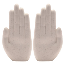 Set of 2 Ceramic Hands - thumbnail 1
