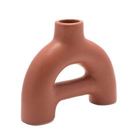 Arched Style Rustic Ceramic Vase