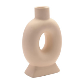 Cream Oval Style Vase - thumbnail 2