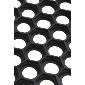 Honeycomb Rubber Ring Scraper Doormat 40x60cm - thumbnail 3