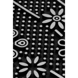 Daisy PVC Pin Scraper Doormat 45x75cm Silver - thumbnail 3