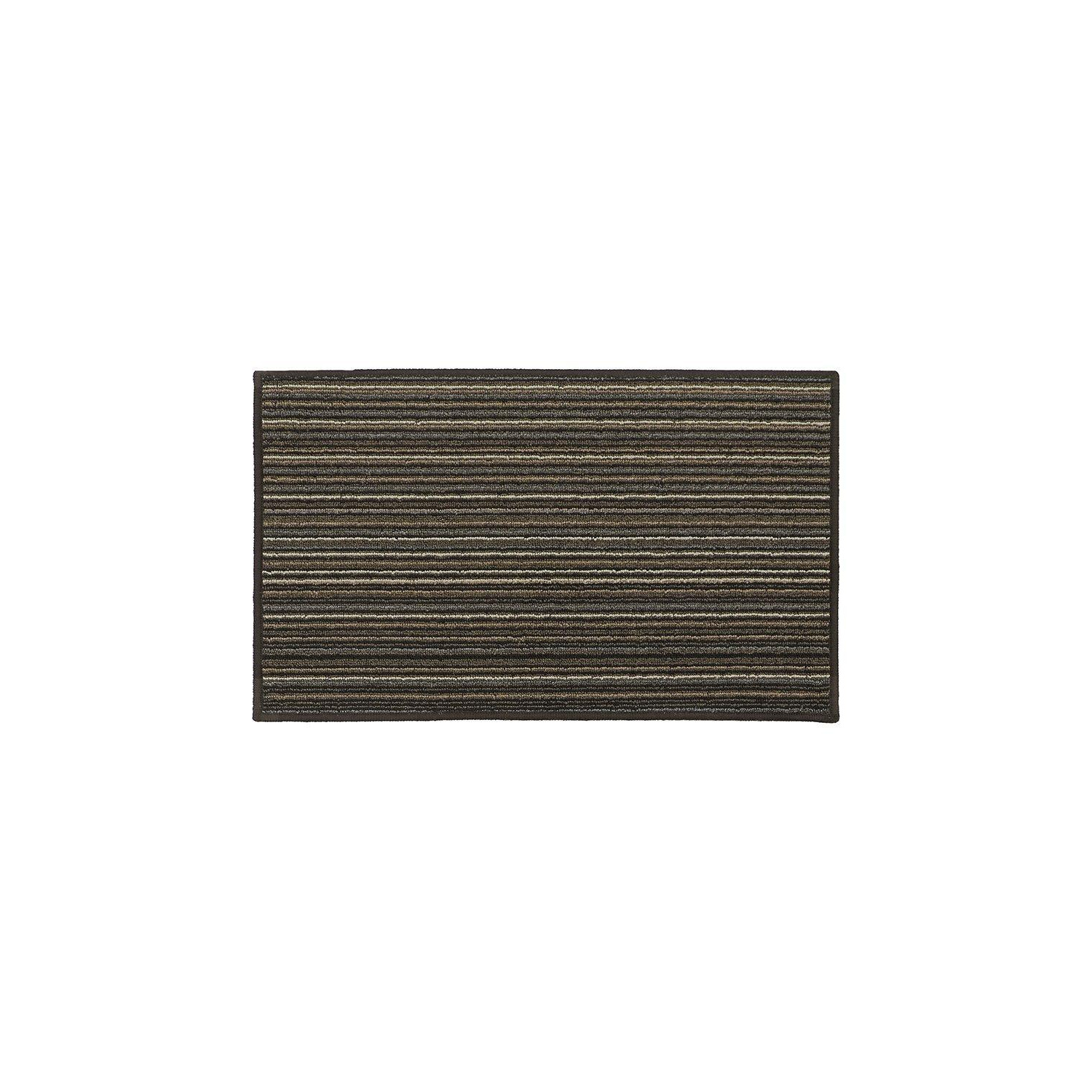 Arona Machine Washable Latex Backed Doormat, 50x80cm, Brown - image 1