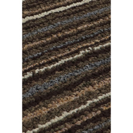 Arona Machine Washable Latex Backed Doormat, 50x80cm, Brown - thumbnail 3