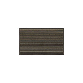 Arona Machine Washable Latex Backed Doormat, 50x80cm, Brown - thumbnail 1
