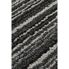 Arona Machine Washable Latex Backed Doormat, 50x80cm, Black - thumbnail 3