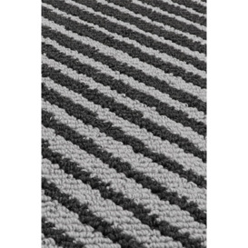 Stellar Machine Washable Latex Backed Doormat, 40x70cm, Black - thumbnail 3