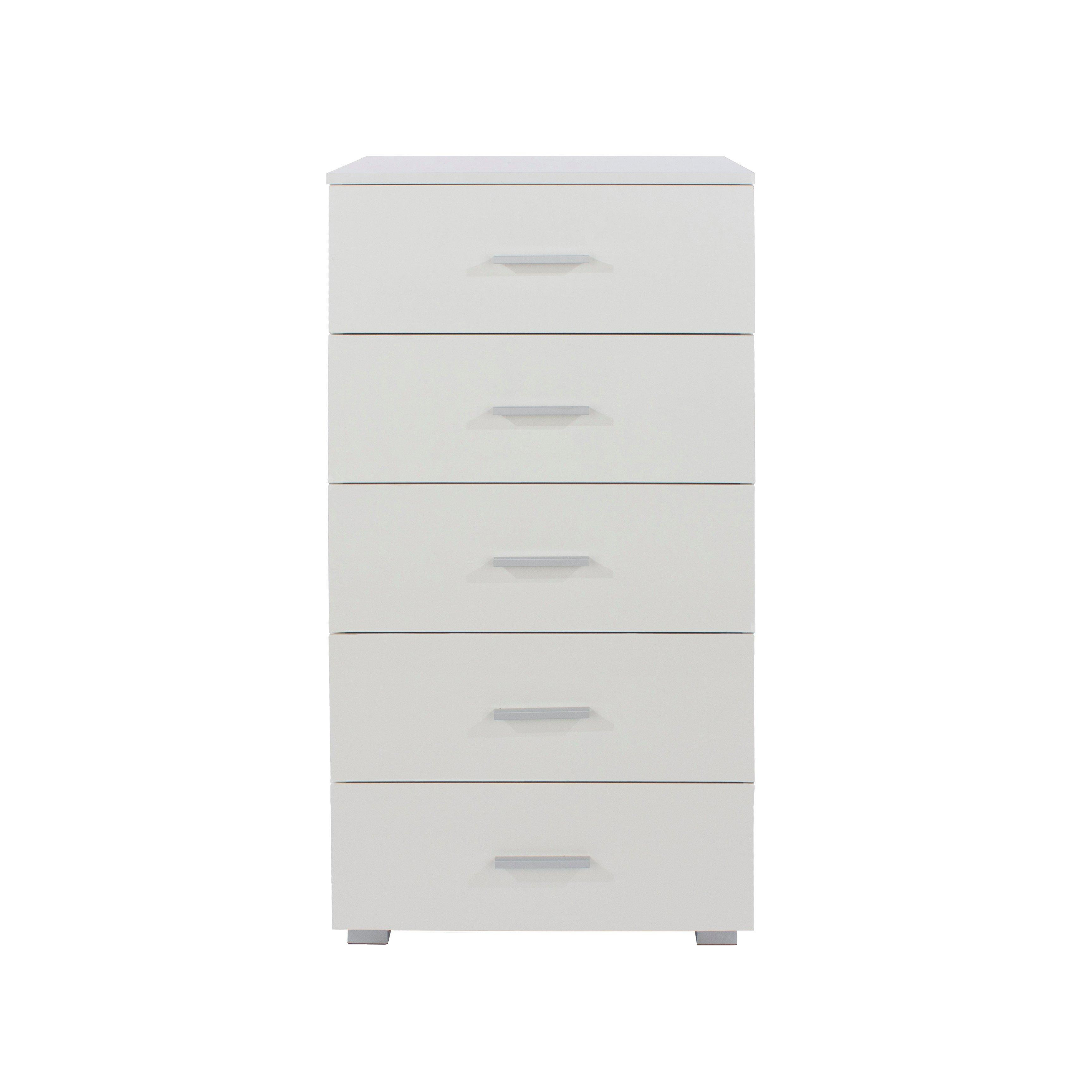 Lido 5 Narrow Tall Chest Of Drawers - image 1