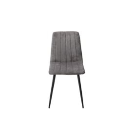 Aspen Straight Stitch Dining Chair With Black Tapered Legs (Pair) - thumbnail 1
