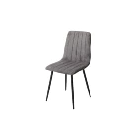 Aspen Straight Stitch Dining Chair With Black Tapered Legs (Pair) - thumbnail 2