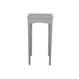 Pine Wood Pre-Assembled Square Tapered Tall Side Table - thumbnail 2