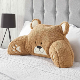 Teddy Fleece Bear Cushion with Arms Lumbar Chair Support Back Rest Pillow Kids - thumbnail 1