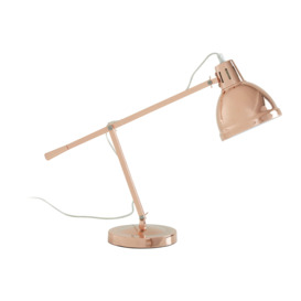 Interiors by Premier Jasper Copper Shade Table Lamp with EU Plug
