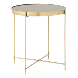 Allure Mirror Low Side Table