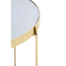 Allure Mirror Low Side Table - thumbnail 3