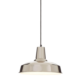 Interiors by Premier New Foundry Deep Plate Iron Pendant Light - thumbnail 2
