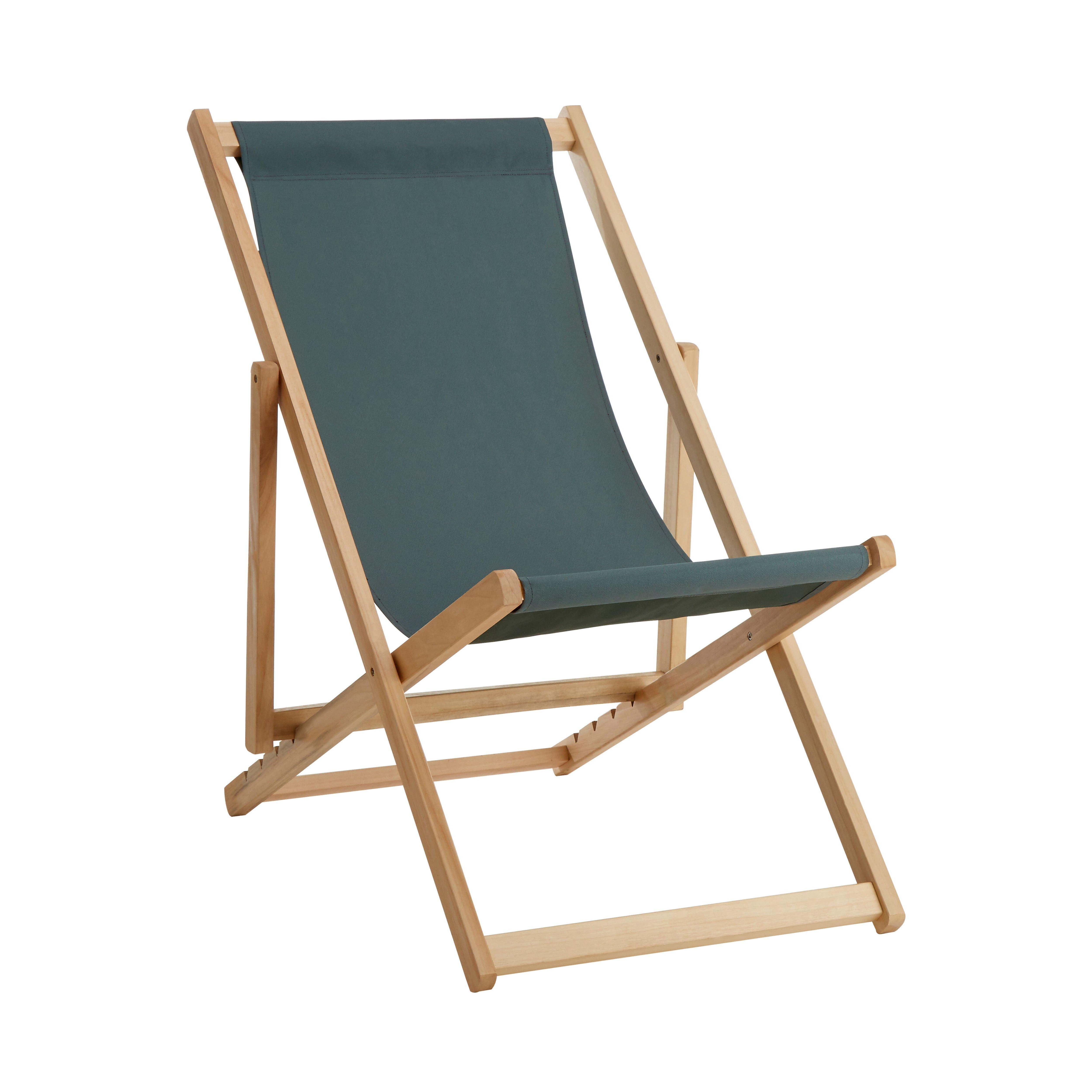 Ethically Sourced Stylish Deckchair - image 1