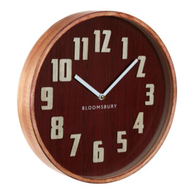 Easy To Read Small Wall Clock, Retro Design Clock For Indoor, Versatile Functional Outdoor Clock
