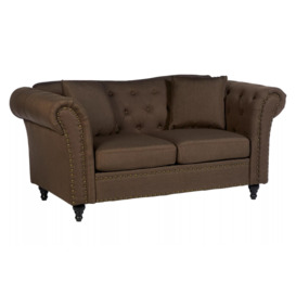 Interiors by Premier Fable 2 Seat Chesterfield Sofa - thumbnail 2