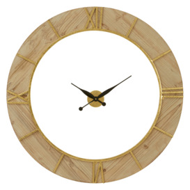 Interiors by Premier Yaxi Wall Clock with White Face