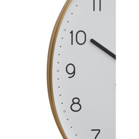 Interiors by Premier Elko Oval Wall Clock - thumbnail 3