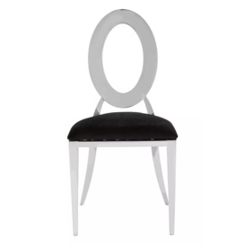 Interiors by Premier Sarita Stackable Oval Dining Chair - thumbnail 1