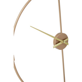 Interiors by Premier Wall Clock With Gold Finish Metal Open Frame - thumbnail 3