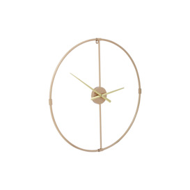 Interiors by Premier Wall Clock With Gold Finish Metal Open Frame - thumbnail 2