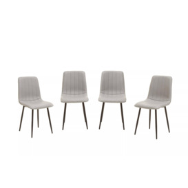 Interiors by Premier Tiana Set Of 4 Dining Chairs