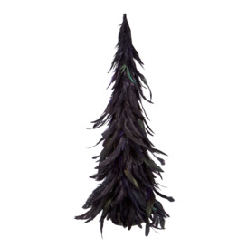 Dark Purple Large Feather Tree, Striking Design