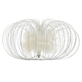Maison by Premier Silver Wire Table Lamp