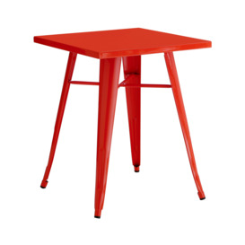 Powder Coated Metal Cubic Table