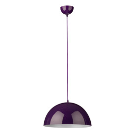 Interiors by Premier Purple Mars Pendant Light