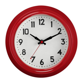 Interiors by Premier Metal White Face Wall Clock
