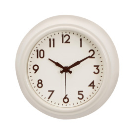 Interiors by Premier Metal White Face Wall Clock - thumbnail 1