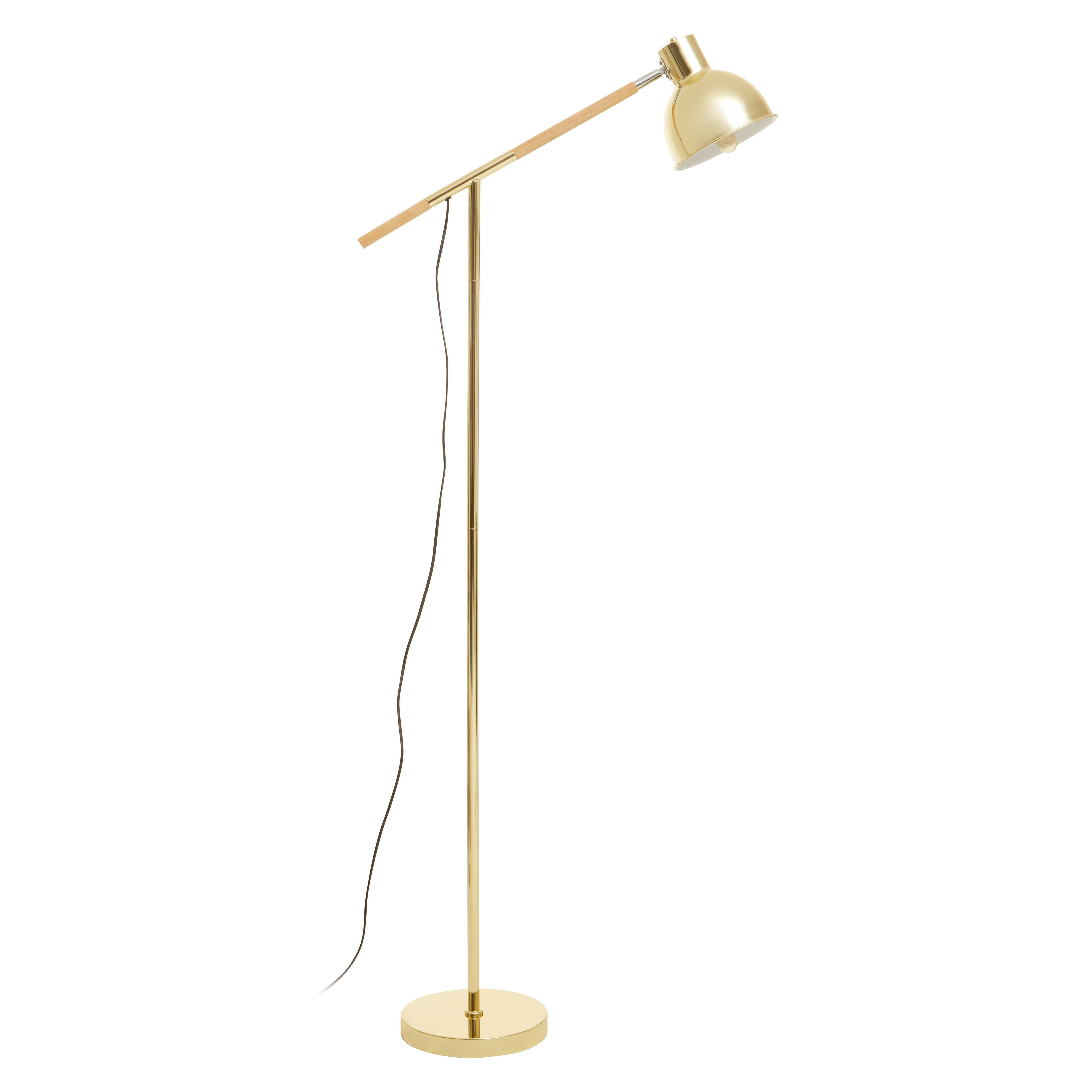 Interiors by Premier Adjustable Rotating Floor Lamp, Convenient Space-Saver - image 1