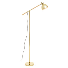 Interiors by Premier Adjustable Rotating Floor Lamp, Convenient Space-Saver - thumbnail 2