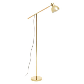 Interiors by Premier Adjustable Rotating Floor Lamp, Convenient Space-Saver - thumbnail 1