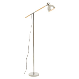Interiors by Premier Adjustable Rotating Floor Lamp, Convenient Space-Saver - thumbnail 1