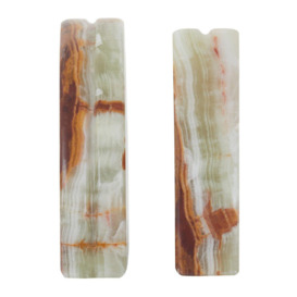 Oleena Set Of Two Onyx Bookends - thumbnail 3