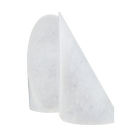 Salmo Set Of Two White Marble Bookends - thumbnail 3