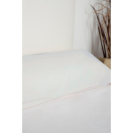 Easy Care 200 Thread Count Cotton Polyester Percale Bolster Pillowcase