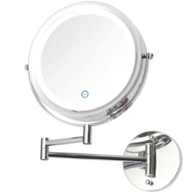LED Bathroom Mirror - Wall Mounted & Adjustable with 17 Integrated LEDs - thumbnail 1