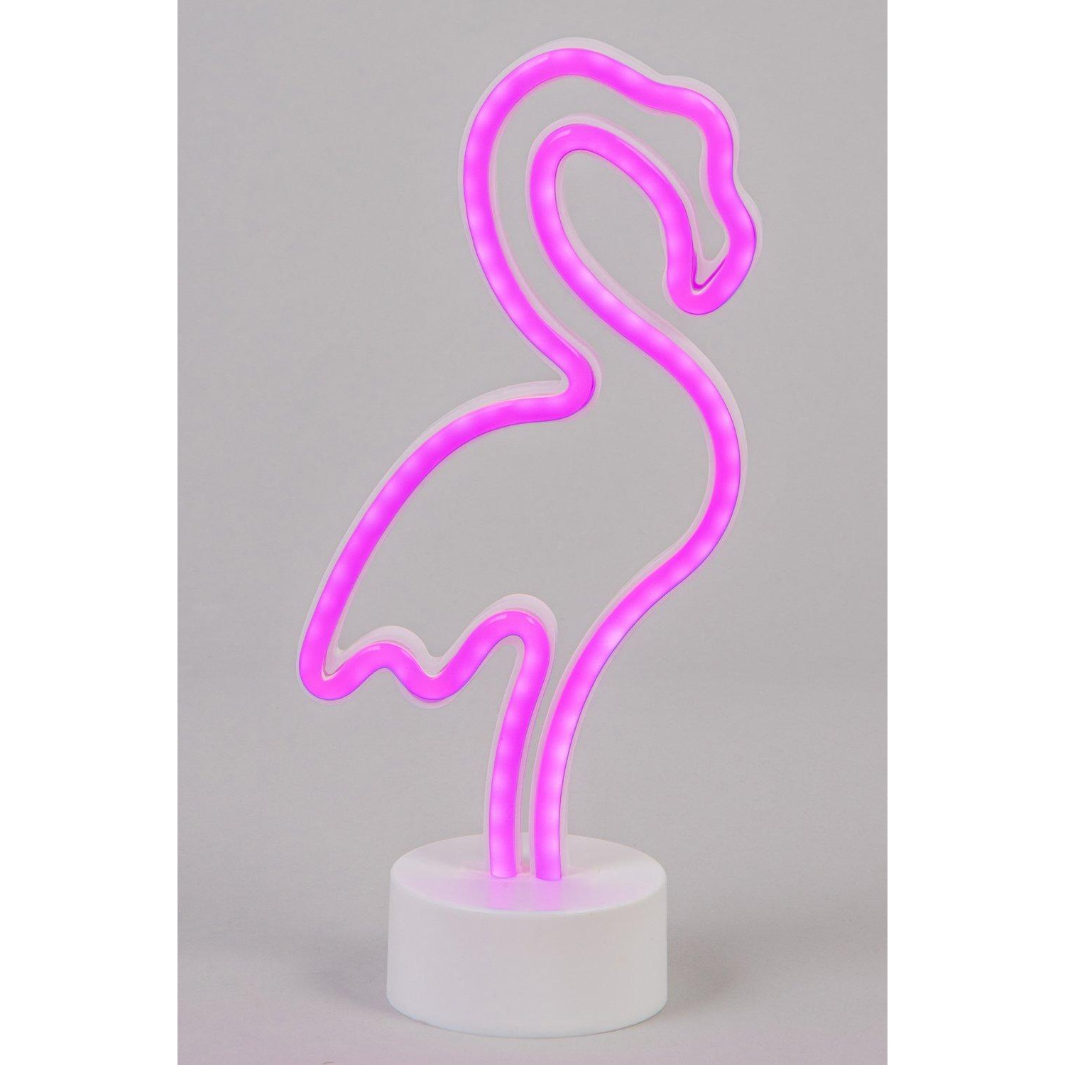 Glow Flamingo Neon Table Lamp - image 1