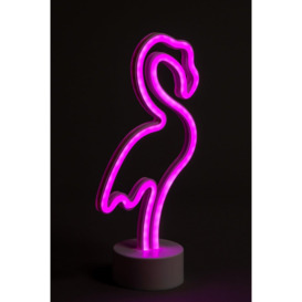 Glow Flamingo Neon Table Lamp - thumbnail 3