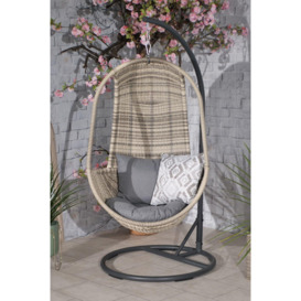 Wentworth Hanging Pod Chair  Including Back and Seat Cushions - thumbnail 2