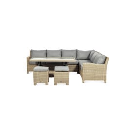 WENTWORTH 7pc Deluxe Modular Corner Dining / Lounging Set